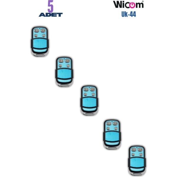 Lucciola Wicom Uk-44 Akıllı Kodlanabilir Otopark Bariyer Garaj Kepenk Kumandası 433MHZ (5 Adet )