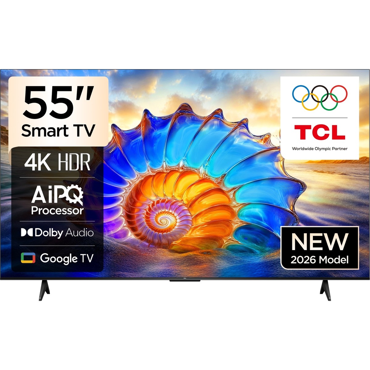 TCL 55V6D  55" 140 Ekran Uydu Alıcılı 4K Ultra HD Google Smart LED TV