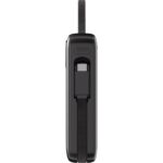 S-Link G450 20000MAH PD45W+QC3.0 Dahili Kablolu Siyah LCD Taşınabilir Pil Şarj Cihazı Powerbank - Görsel 3