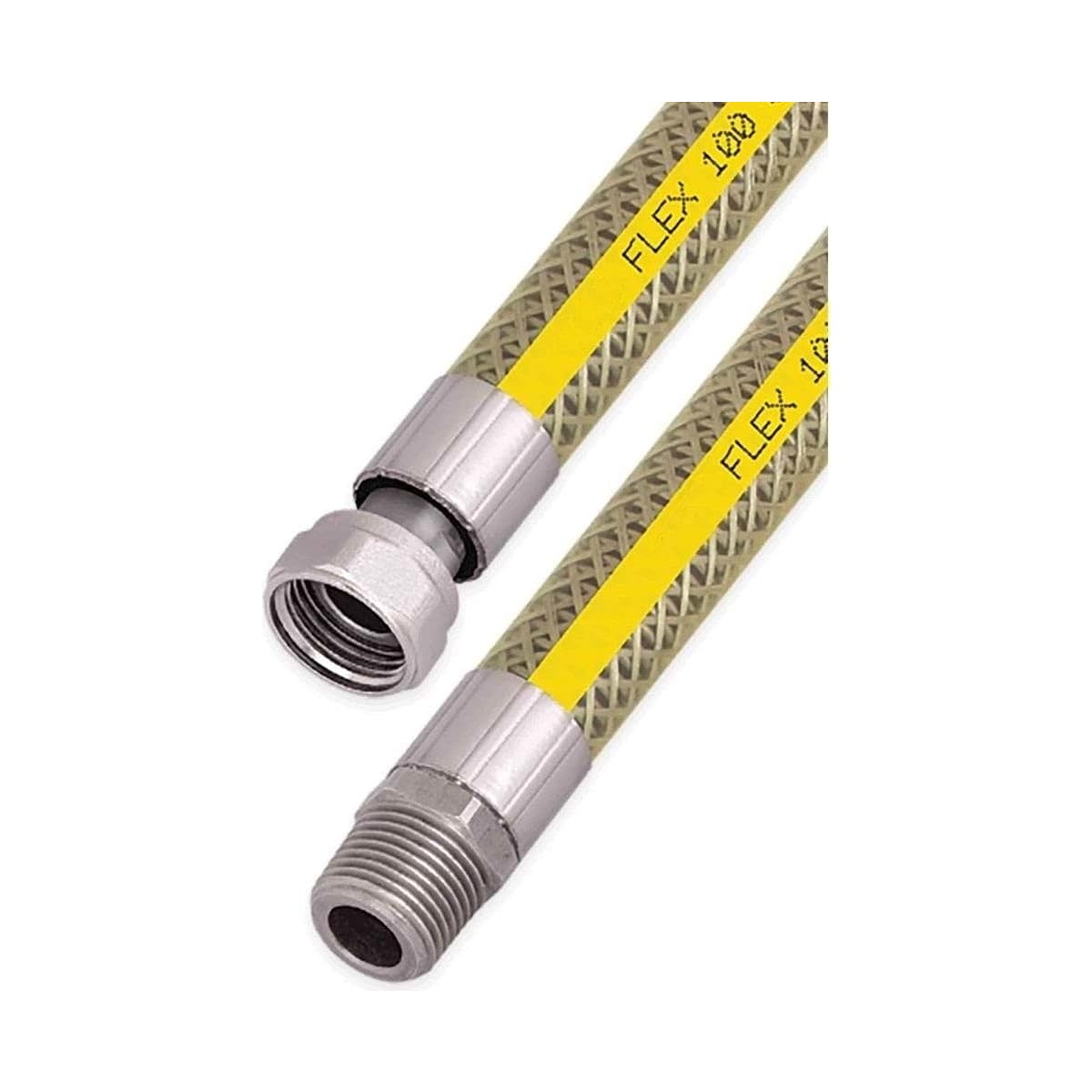 Mey İthalat Aiwa Ocak Fırın Doğalgaz Bağlantı Fleksi Extra Korumalı Hortum 1.25 cm