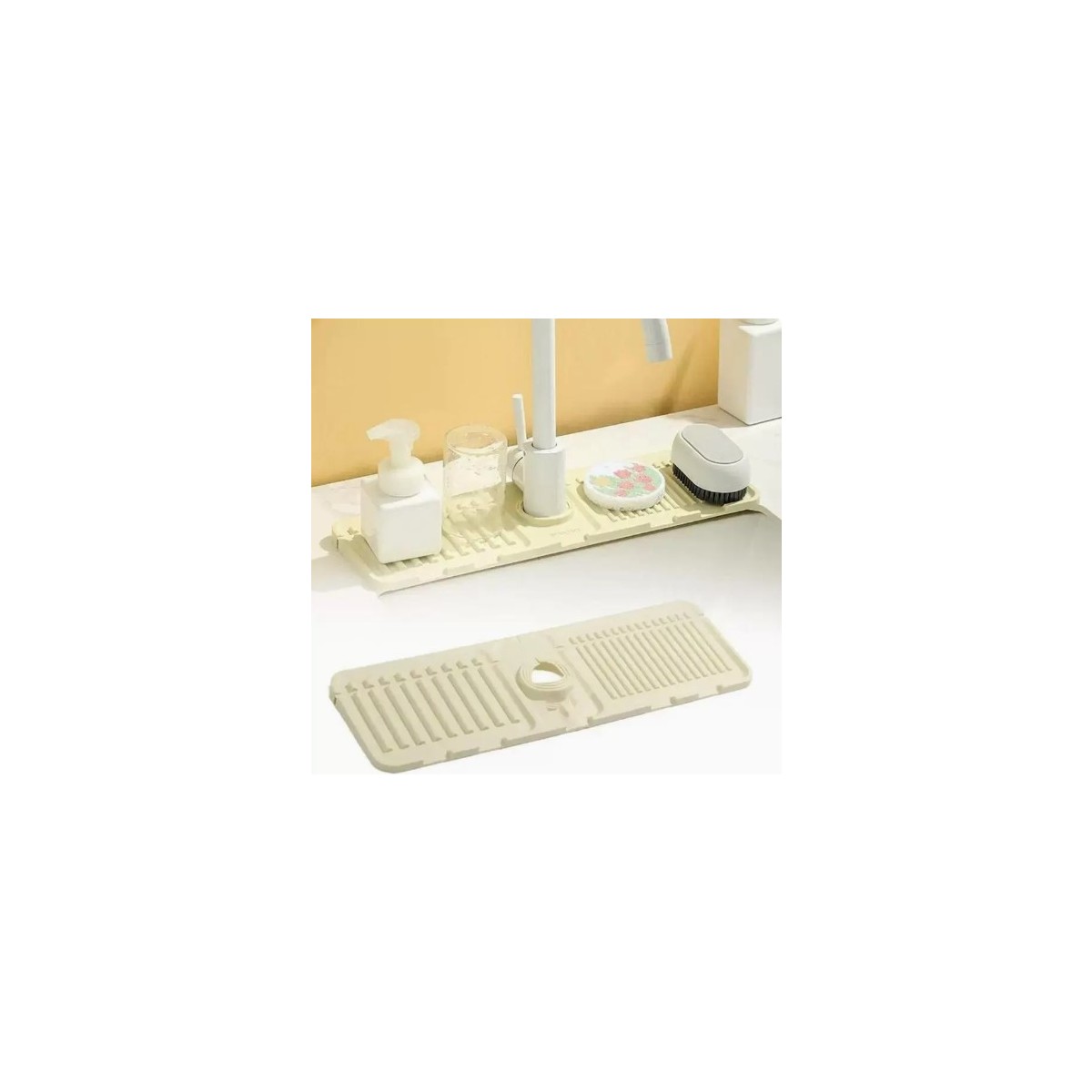 Uravas Store Mutfak Banyo Lavabo Kenarı Silikon Mat Gri (5528)