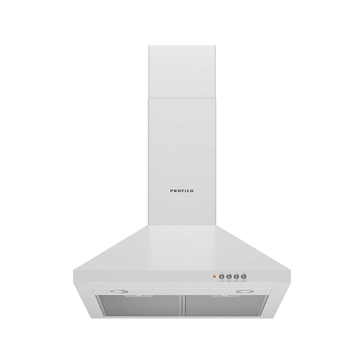 Profilo DVP6C420  Beyaz Duvar Tipi Davlumbaz 60 cm Yıkanabilir Alüminyum Filtre ile Şık Tasarım