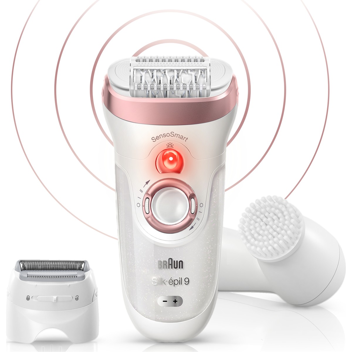Braun Silk-Epil 9 9-880 Sensosmart 7 İn 1 Epilatör Beyaz Kablosuz Islak Ve Kuru Kullanım