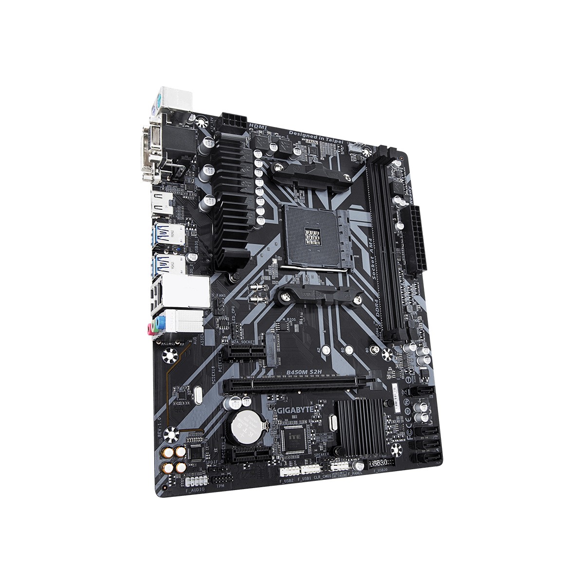 Gigabyte B450M S2H AMD B450 3600MHz (OC) DDR4 Soket AM4 mATX Anakart