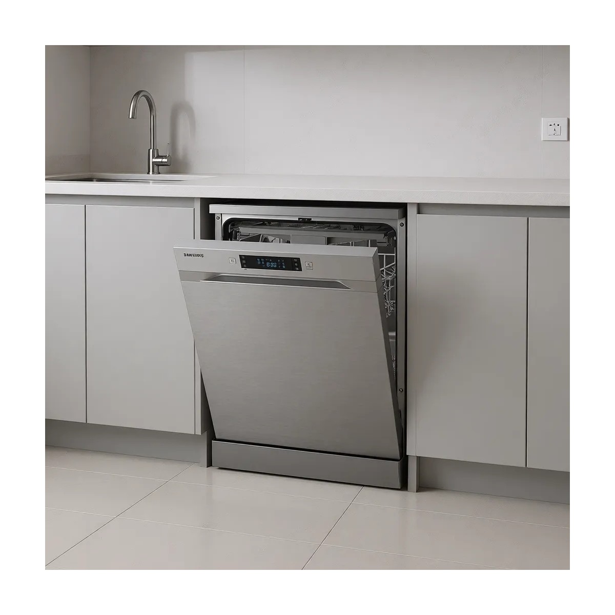 Samsung DW60M5062FS 6 Programlı Bulaşık Makinesi