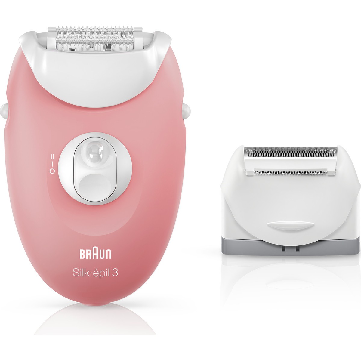 Braun Silk-épil 3 3440 Epilatör Pembe Renkli Vücut ve Koltuk Altı Kullanımı İçin