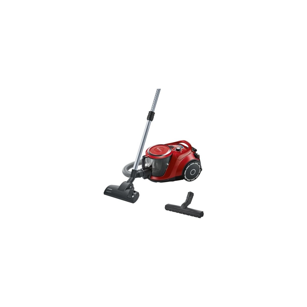 BOSCH SERIE 6 Kırmızı Toz Torbasız Süpürge 0,2 l Toz Haznesi ile Güçlü Emiş Teknolojisi