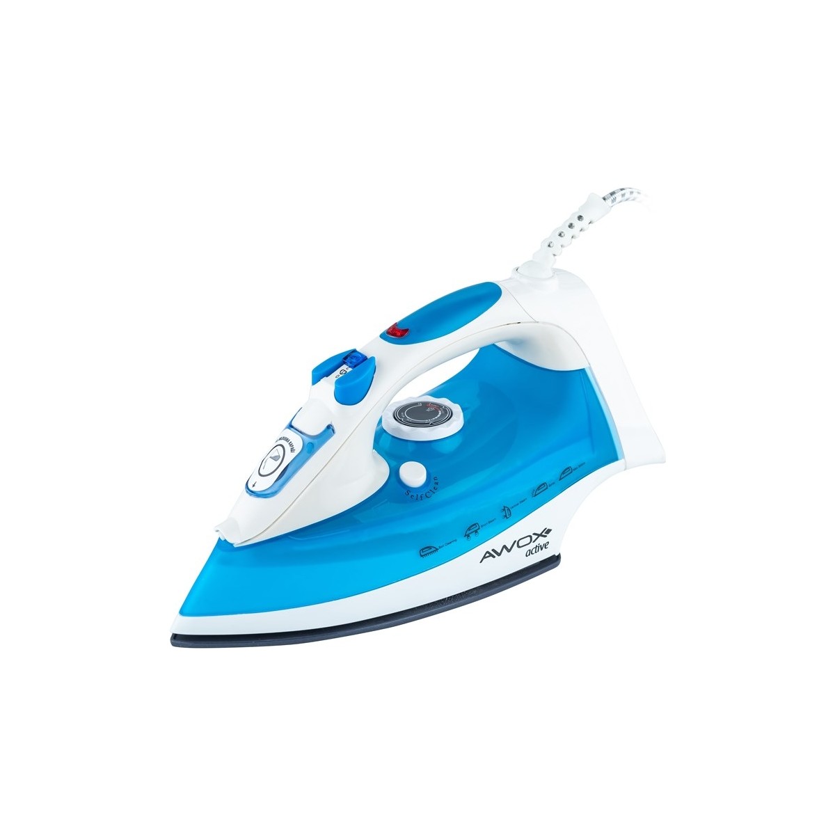Awox Active 2600 W Buharlı Ütü - Yüksek Buhar Gücü, Seramik Taban, Hızlı Isınma, Kendi Kendine Temizleme ve Kireç Önleme Özellikleri