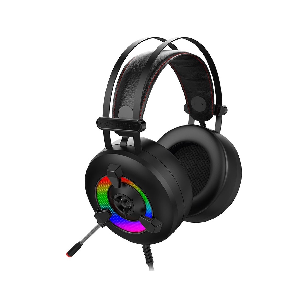 Rampage Miracle-X2 Plus Siyah RGB LED 7.1 Surround Sound System Mikrofonlu Oyuncu Kulaklığı