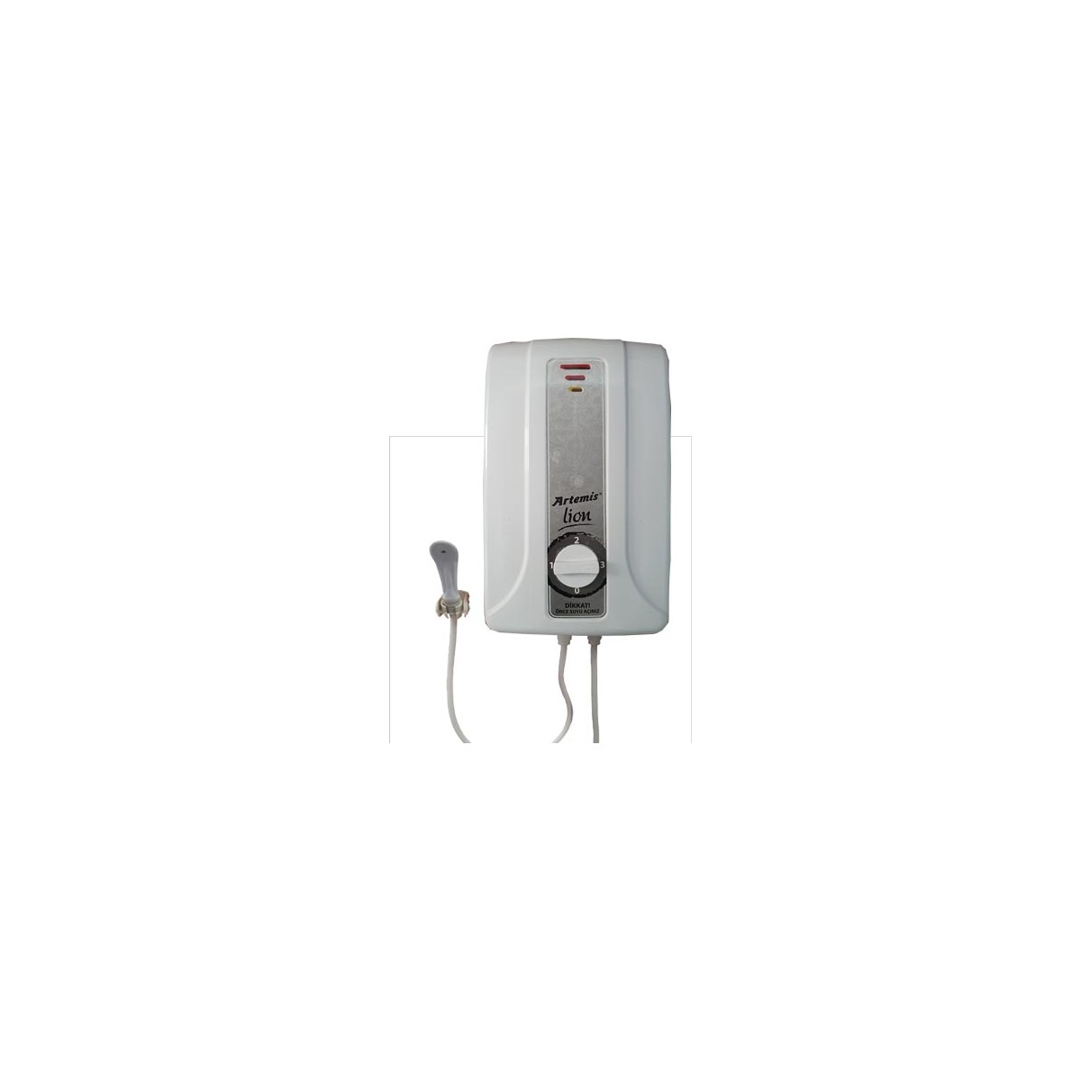 Artemis Lion Elektrikli Şofben 7000W Uzun Rezistans 4 lt/dk Su Isıtma Kapasitesi