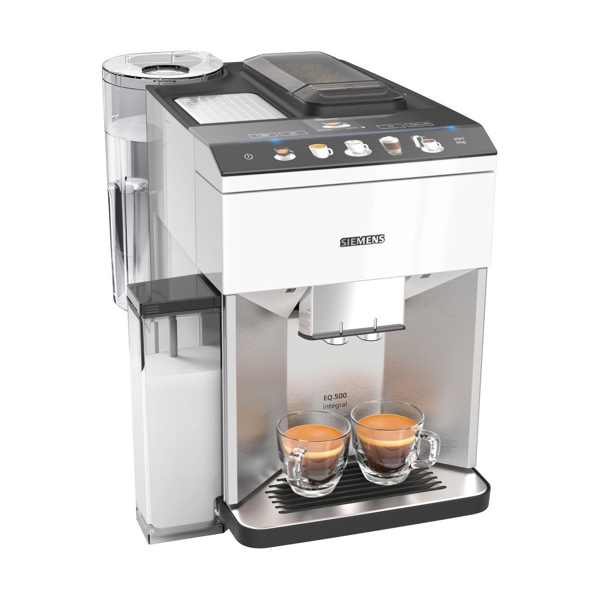 Siemens EQ500 TQ507R02 1500W Otomatik Kahve Makinesi Beyaz Latte Macchiato Hazırlama