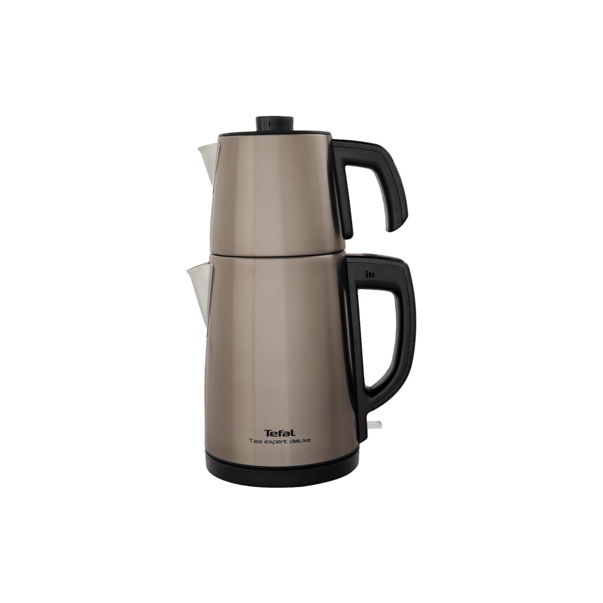 Tefal Tea Expert Deluxe Şampanya 1650 W Çelik Demlikli Çay Makinesi