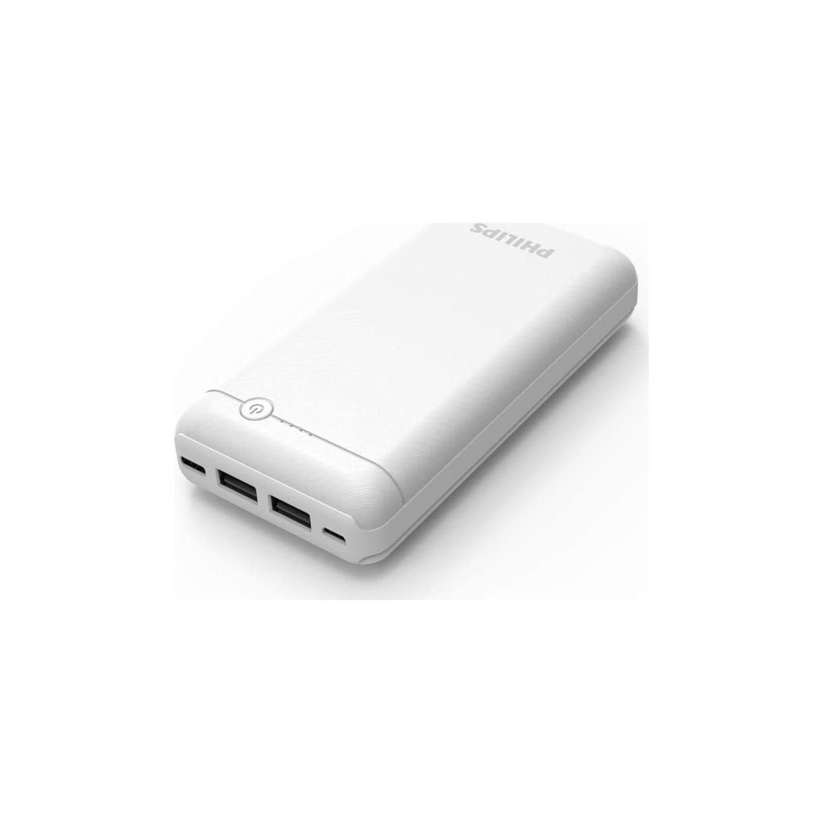 Philips DLP1720CW/97 20000 mAh Kapasiteli Beyaz Powerbank 2 USB Çıkışı ile Hızlı Şarj