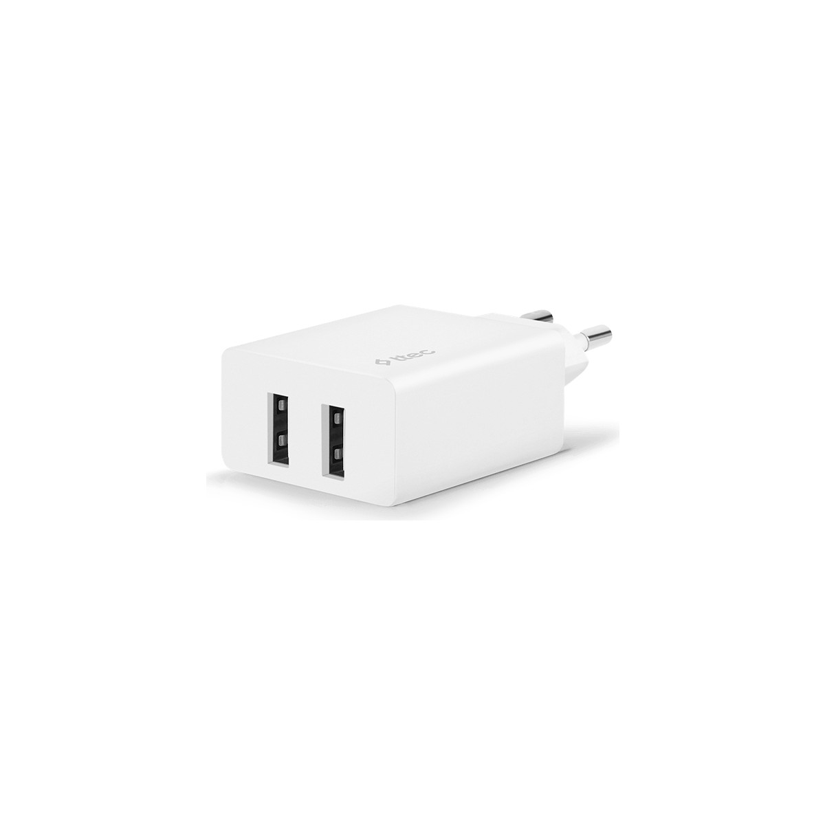 Ttec SmartCharger Duo Seyahat Şarj Aleti Çift USB 2.4A Beyaz