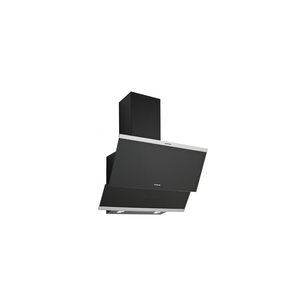Siyah Silverline 3420 Classy 60 Cm Cam Dekoratif Davlumbaz Duvar Tipi Yüksek Emiş Gücü ile Sessiz Çalışma