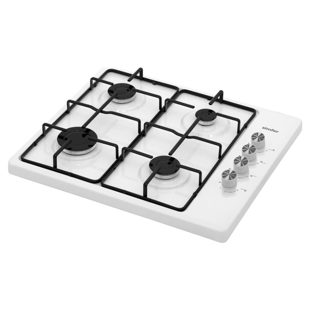 Simfer 3010-N Set Üstü Beyaz Emaye Ocak 4G