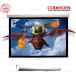 Codegen AX-18 180x180 cm Storlu Manuel Projeksiyon Perdesi (Arkası Siyah Fonlu) - Görsel 6